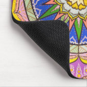 Tapis De Souris Danse joyeuse Mandala Mousepad tendance (Coin)