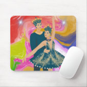 Tapis De Souris Danse majestueuse des couleurs (Avec souris)