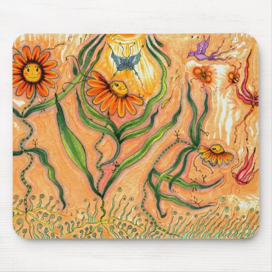 Tapis De Souris Danse" Mousepad "de jardin (Devant)