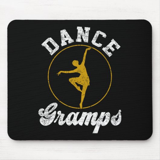 Tapis De Souris Danse Papi Danse Amant Fête des Pères (Devant)