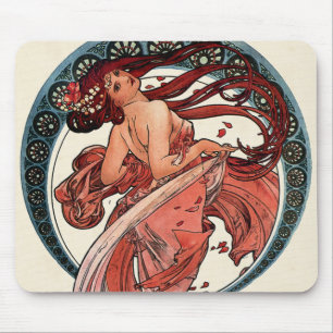 Tapis De Souris Danse par Alfons Mucha 1898