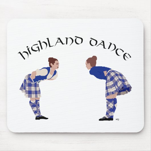 Tapis De Souris Danse Reel des Highlands écossais (Devant)