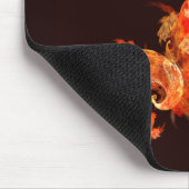 Tapis De Souris Danser Feux d'artifice Art Abstrait Mousepad (Coin)