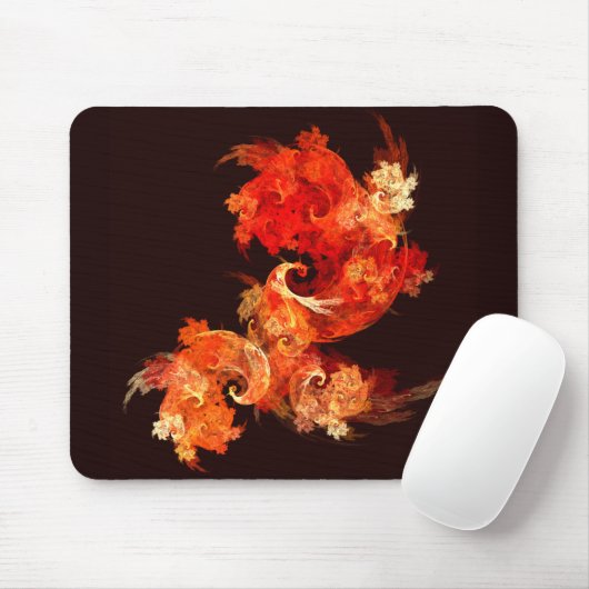 Tapis De Souris Danser Feux d'artifice Art Abstrait Mousepad (Avec souris)