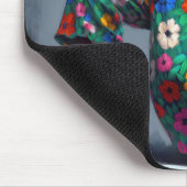 Tapis De Souris Danser La Vieille Dame Drôle (Coin)