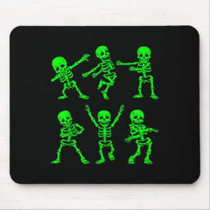 Tapis De Souris Danser Skeletons Danser Défi Fille Garçons Enfants