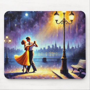 Tapis De Souris Danser sous le lampadaire