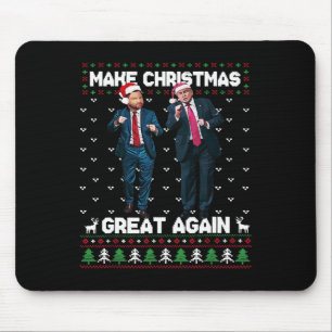 Tapis De Souris Danser Trump Père Noël Et Dj Vance Faire Noël Gr