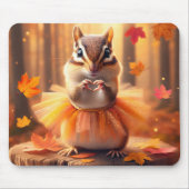 Tapis De Souris Danseur Chipmunk d'automne (Devant)