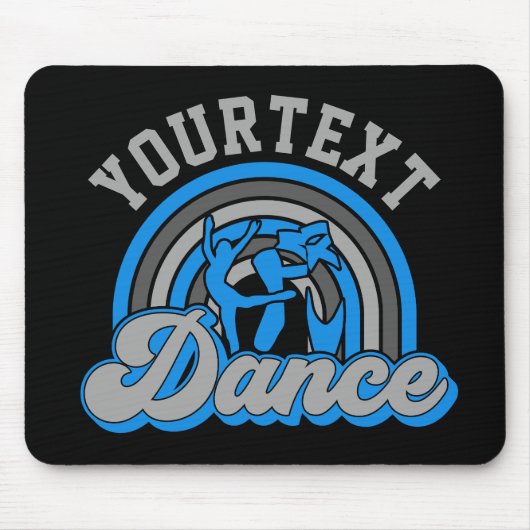 Tapis De Souris Danseur de ballet AJOUTER DU TEXTE Danse classique (Devant)