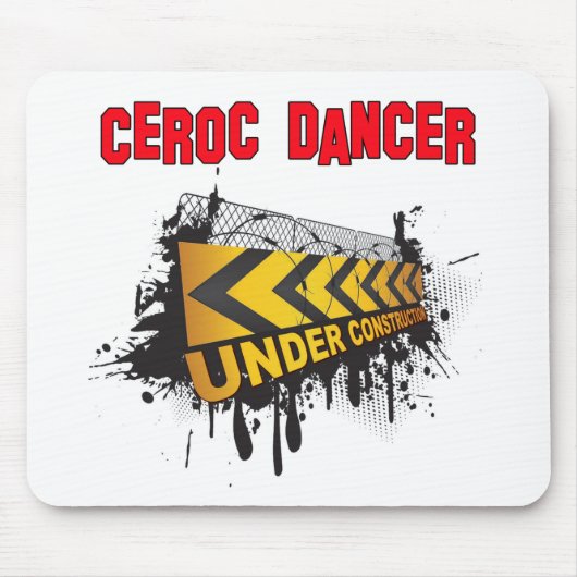 Tapis De Souris Danseur de Ceroc en construction (Devant)