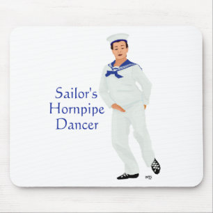 Tapis De Souris Danseur highlandais à la cornemuse