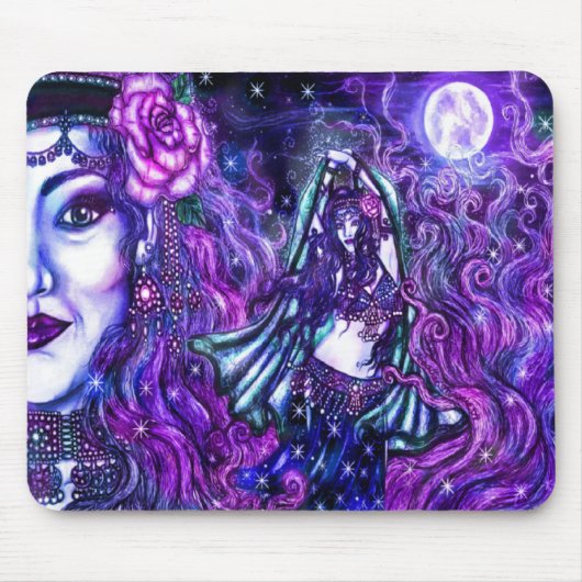 Tapis De Souris Danseur Mousepad de lune (Devant)