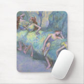 Tapis De Souris Danseurs de ballet dans les ailes par Edgar Degas (Avec souris)