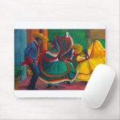 Tapis De Souris Danseurs de ballet folkloriques mexicains (Avec souris)