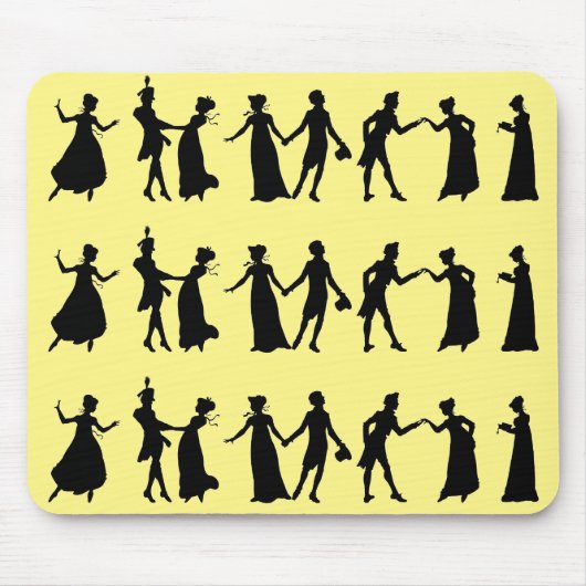 Tapis De Souris Danseurs de régence Mousepad (Devant)