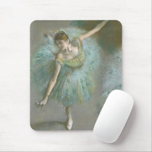 Tapis De Souris Danseuse dans Green Edgar Degas