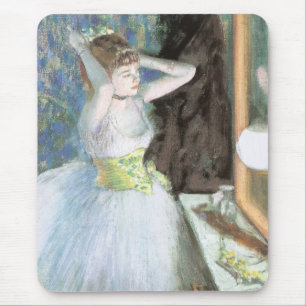 Tapis De Souris Danseuse dans sa loge d'Edgar Degas