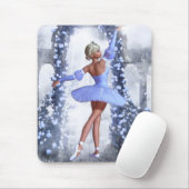Tapis De Souris Danseuse de ballet céleste (Avec souris)