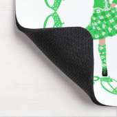 Tapis De Souris Danseuse des Highlands écossais - Vert (Coin)