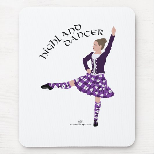 Tapis De Souris Danseuse des Highlands Violette (Devant)