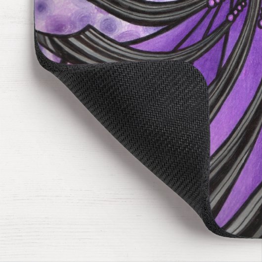 Tapis De Souris Danseuse du ventre violet (Coin)