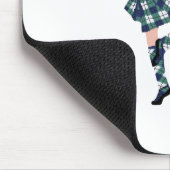 Tapis De Souris Danseuse écossaise Highland Fling (Coin)