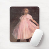 Tapis De Souris Danseuse en robe rose (Avec souris)