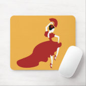 Tapis de souris danseuse flamenco (Avec souris)