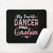 Tapis De Souris Danseuse préférée appelle grand-mère joyeuse fête (Avec souris)