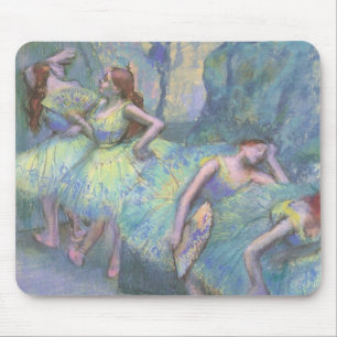 Tapis De Souris Danseuses de ballet dans les coulisses par Edgar D