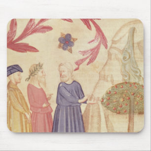 Tapis De Souris Dante et Virgil dans le paradis terrestre