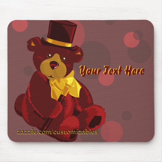 Tapis De Souris Dapper Bear Mousepad (Devant)