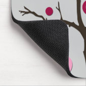 Tapis de souris d'arbre de point de polka (Coin)