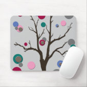 Tapis de souris d'arbre de point de polka (Avec souris)