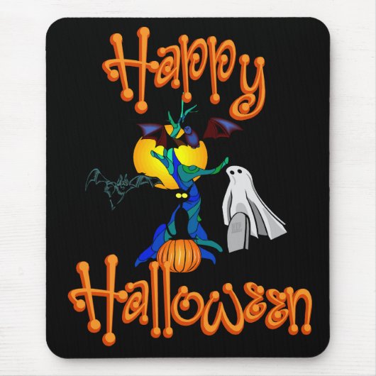Tapis de souris d'arbre hanté (Devant)