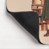 Tapis De Souris Dark Academia Black Girl Library (Coin)