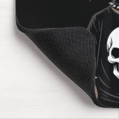 Tapis De Souris Dark Emo Raccoon With Skull Punk Style Alternative (Coin)
