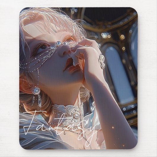 Tapis De Souris Dark fantasy girl / Aesthetic (Devant)