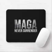Tapis De Souris Dark Mega Trump 2024 Mega Never Surrender (Avec souris)