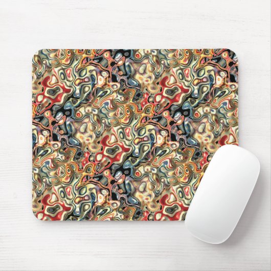 Tapis de souris d'art abstrait (Avec souris)