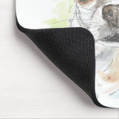 Tapis de souris d'art Chihuahua. (Coin)