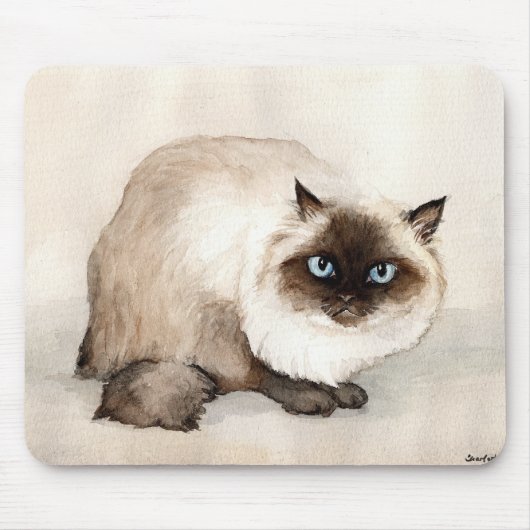 Tapis de souris d'art "de chat de Hymalan" (Devant)