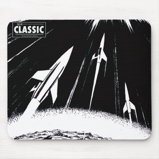 Tapis de souris d'art spatial classique de la SCI- (Devant)