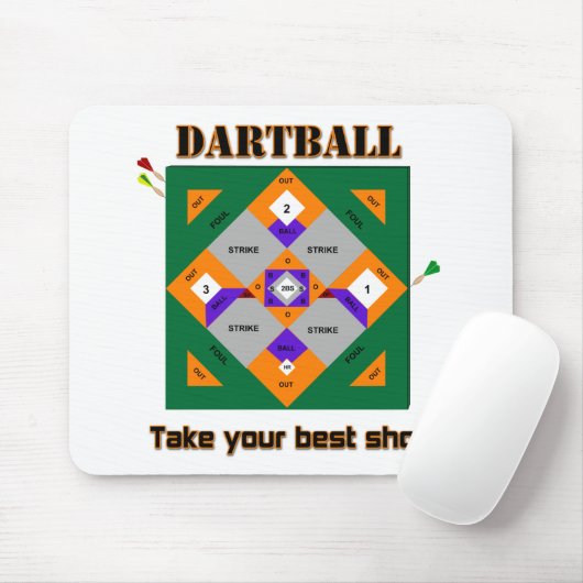 Tapis De Souris Dartball (Avec souris)