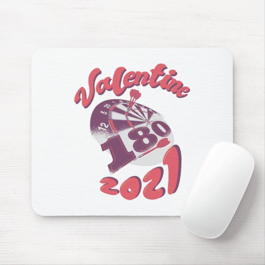 Tapis De Souris Darts est mon Valentin 2021 (Avec souris)