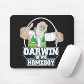 Tapis De Souris Darwin est mon Homeboy (polychrome) (Avec souris)