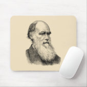 Tapis De Souris Darwin Portrait Evolution/ Charles Darwin (Avec souris)