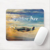 Tapis de souris d'as de Spitfire (Avec souris)