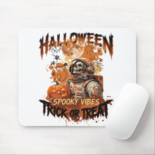 Tapis de souris d'astronaute Halloween